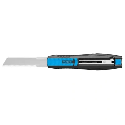 Image de MARTOR Couteau de sécurité avec insert lame, SECUNORM 380, cutter professionnel, lame longue, dentelée, certifié GS