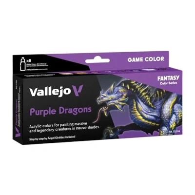 Image de Vallejo Game Color Set 72194 Purple Dragons (8x18ml)