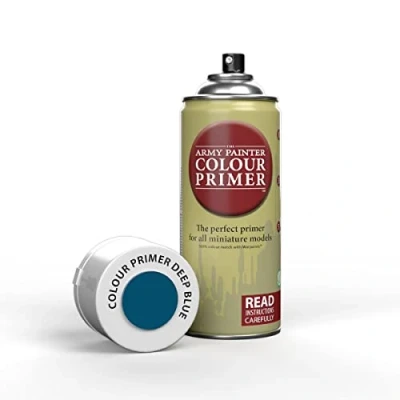 Image de The Army Painter Colour Primer Hydra Turquoise, apprêt en spray acrylique, 400 ml, peinture pour base d&#039;apprêt miniature, jeux de rôle table, société et modélisation miniature