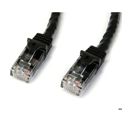 Image de STARTECH Câble réseau Cat6 Gigabit UTP sans crochet de 10 m Cordon Ethernet RJ45 anti accroc patch Mâle / Noir