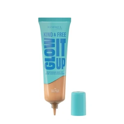 Image de Rimmel London Kind &amp; Free GLOW IT UP Moisturising Skin Tint, 150, Rose Vanilla, Soothes and Calms Sensitive Skin, Healthy Glow, All Day Hydration, 30ml