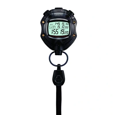 Image de Casio Montre Quartz Unisexe 64.00mm avec Cadran LCD Digitale et Bracelet Noir HS 80TW 1EF