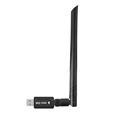 Image de Realtek RTL8812BU USB WiFi Adaptateur 1300Mbps 5dBi AC1300 Dual Band 5.8GHz 2.4GHz Dongle 802.11 a b g n AC pour Les Ordinateurs De Bureau Windows10/8/7