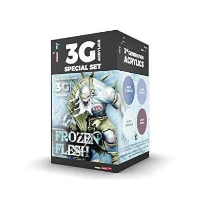 Image de AK Acrylics 3Gen WARGAME SET AK1066 FROZEN FLESH (4x17ml)