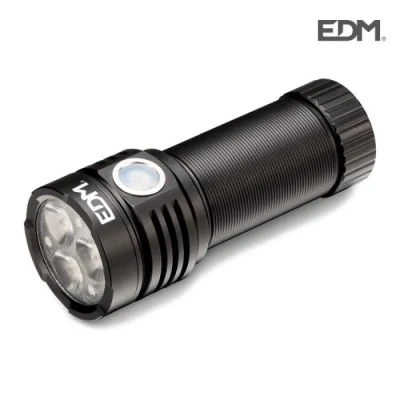 Image de Lampe Torche EDM Noir Aluminium 30 W