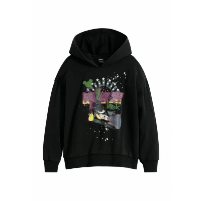 Image de Desigual Mickey ROCK Sweat à capuche pour enfants, Taille: 13/14a, Multicoloured