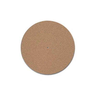 Image de Project Cork It Tapis de liège pour Platine Vinyle Qualité sonore, Installation Facile, optimisation des Basses et réduction bruits Rayures