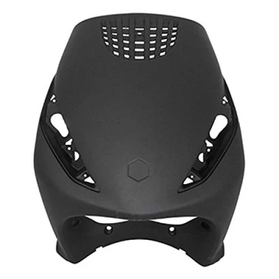 Image de carenage Tablier AV Scoot Compatible avec Piaggio 50 Zip 2000+ Noir Mat p2r Qualite Premium