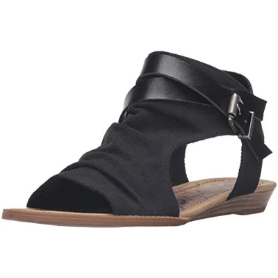 Image de Blowfish Femmes Sandales Compensées Couleur Noir Black Taille 38.5 EU / 7.5 Us