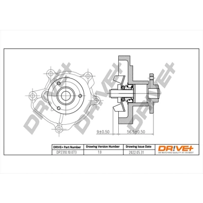 Image de Pompe à eau, refroidissement du moteur Dr!ve+ DP2310.10.073