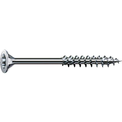 Image de SPAX Lot de 50 vis pour construction en bois, 8 x 200 mm, T STAR Plus, tête fraisée, filetage partiel, 4CUT, WIROX A3J, 191010802005