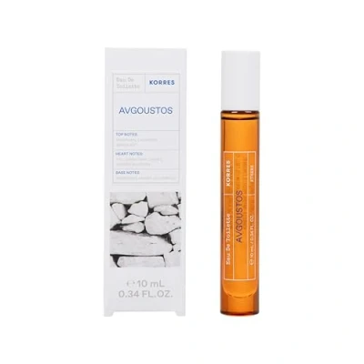 Image de Korres Avgoustos Eau de Toilette Roll On 10 ml