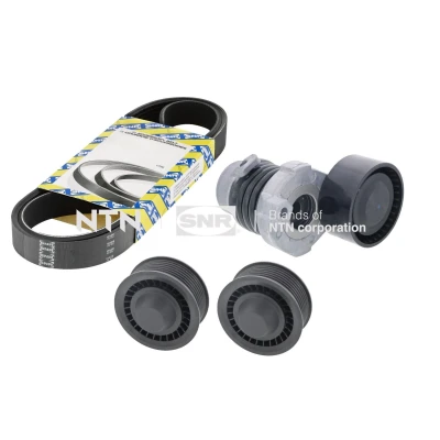 Image de SNR KA855.38 Jeu de courroies trapézoïdales à nervures RENAULT: Clio 4, SCENIC 3, Captur, DACIA: SANDERO 2, Duster SUV, LOGAN MCV 2