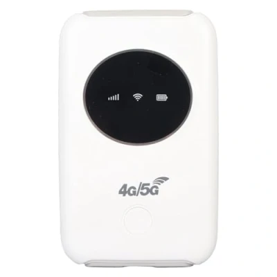Image de Modem WiFi 5G LTE débloqué, 300Mbps, Routeur Portable Hotspot 5G, Batterie 3200mAh, Blanc, pour d&#039;affaires
