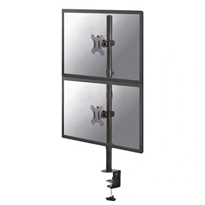 Image de Support de bureau NewStar FPMA D550DVBLACK Pour 2 écrans LCD Noir 10&quot; 32&quot;
