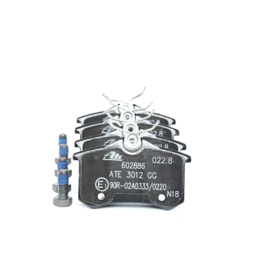 Image de ATE 13.0460 2886.2 Jeu de plaquettes frein contact signal d&#039;usure exclu avec vis d&#039;étrier AUDI: A4 B7 Berline, B6/B7 Cabriolet