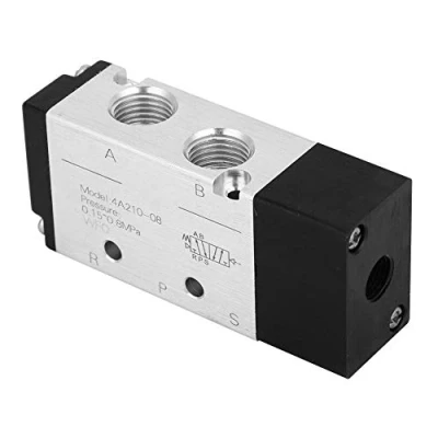 Image de Vanne, 4A210 08 Vanne 2 positions 5 voies Valve pneumatique Entrée/Sortie PT 1/4 in, 0 60 C