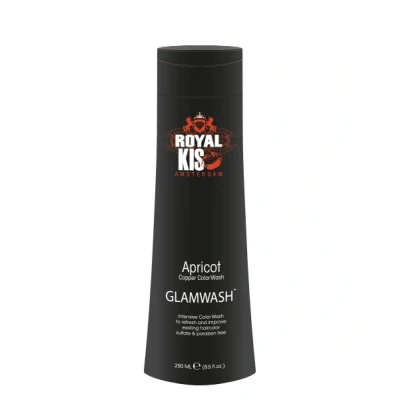 Image de KIS Shampoing couleur Royal Glampoo Colorwash intense Abricot (cuivre)