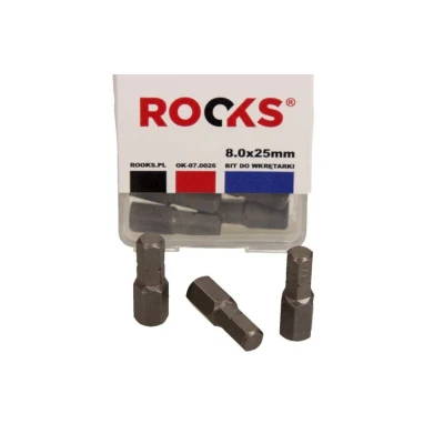Image de ROOKS OK 07.0026 Coffret d&#039;embouts pour tournevis Cassette en plastique 10