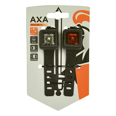 Image de AXA Phare arrière avec 11 LED et Pile né., Noir