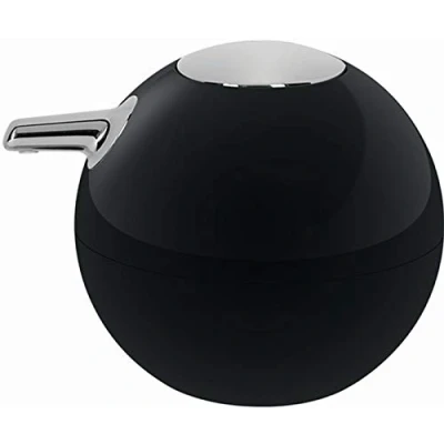 Image de Spirella 10.17239 Distributeur de Savon Liquide en Forme Boule Noir Brillant