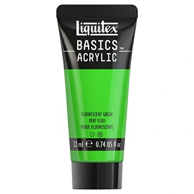 Image de Liquitex Acrylique Basics Tube 22 ml Vert Fluorescent ROW