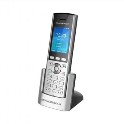 Image de Grandstream Networks WP820 téléphone Fixe Noir, Argent 2 Lignes LCD WiFi