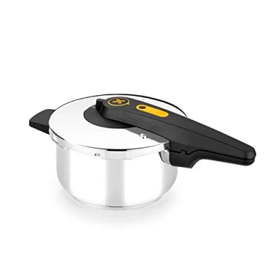 Image de Bra Excellent Autocuiseur Rapide 4 L, Ouverture Type Ciseaux, Acier Inoxydable 18/10, Facile à Utiliser et sûr, Tous Feux Dont Induction