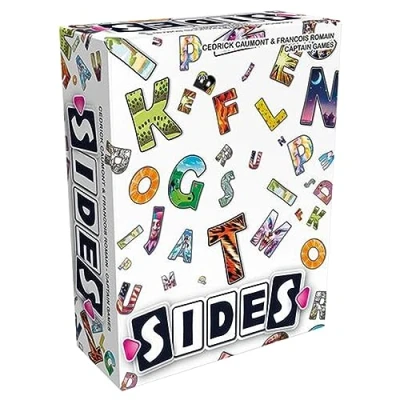 Image de jeu de société Sides Un défi subtilité et coopération pour deviner les mots, stratégie enfants adultes, à partir 10 ans, 2 9 joueurs, 45 minutes temps jeu, fabriqué