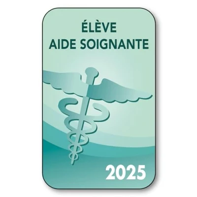 Image de SIGNAL SAFETY Autocollant Sticker Vignette Caducée 2024 pour Pare Brise en Vitrophanie V2 Élève Aide Soignante