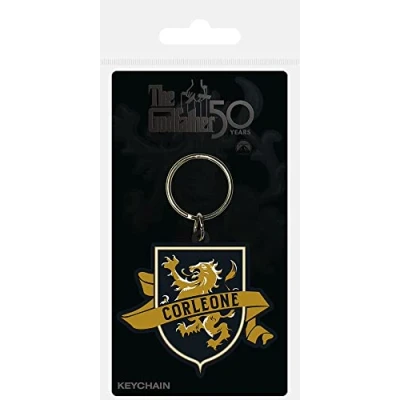Image de Porte clés en caoutchouc avec fermeture éclair ou breloque pour sac à dos Motif écusson Corleone