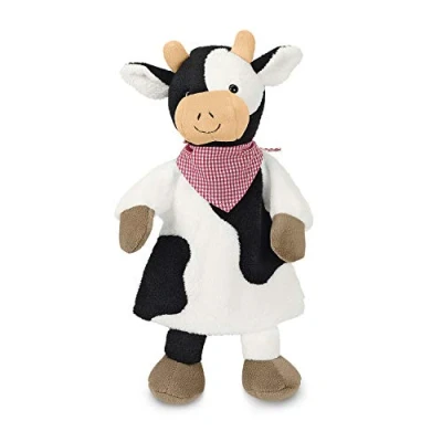 Image de Sterntaler Marionette à main Vache, 30 x 27 9 cm, Noir/Blanc