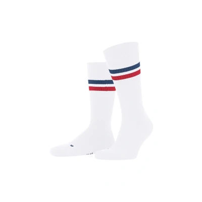 Image de FALKE Dynamic U So coton fantaisie 1 paire, Chaussettes Mixte, Blanc Weiss Blau Rot 2068, 46 48