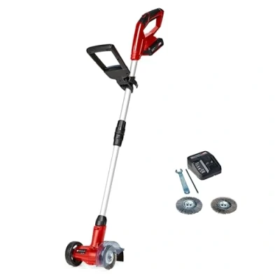 Image de Einhell Nettoyeur de joint SANS fil sur BATTERIE GC CC 18 Li KIT Power X Change (18 V, Livré avec 1 brosse en nylon ET acier) VERSION KIT, LIVRE CHARGEUR