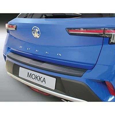 Image de RGM Protection de seuil arrière (ABS) Compatible avec Opel Mokka II 2020 Noir