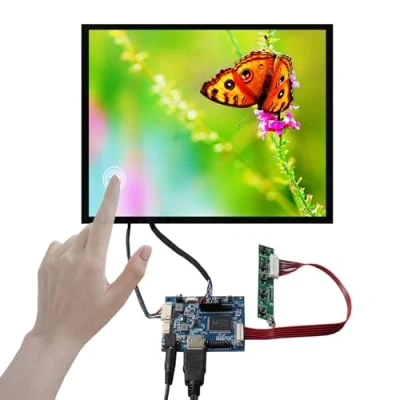 Image de VSDISPLAY Écran tactile LCD capacitif HD 12,1&quot; 1024 x 768 et audio HDMI LVDs Driver Board 20 broches