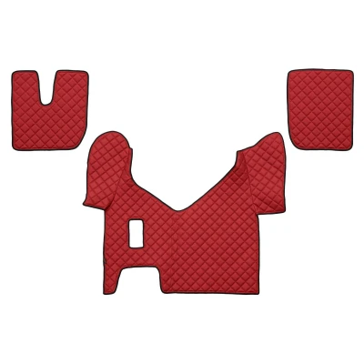 Image de F CORE FL28 RED Ensemble de tapis sol Similicuir avant 3 Rouge