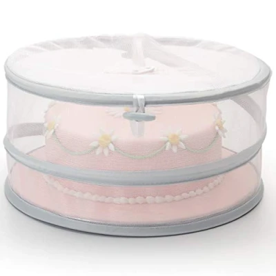Image de KitchenCraft Cloche Alimentaire Pliable en Maille, Transparent, 31 x 12 16 cm