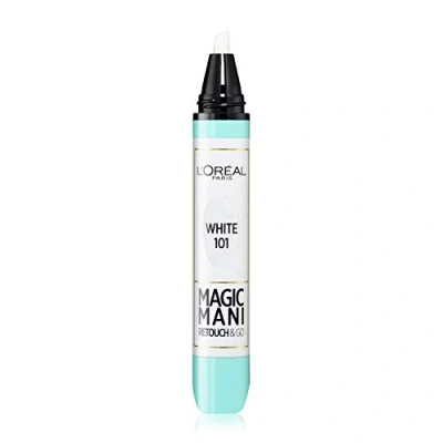 Image de L&#039;Oréal Paris Make Up Designer Magic Mani Vernis à Ongles Retouche en Feutre 101 White 4 ml