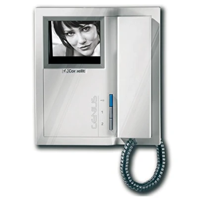 Image de COMELIT Interphone Moniteur Genius Blanc Noir