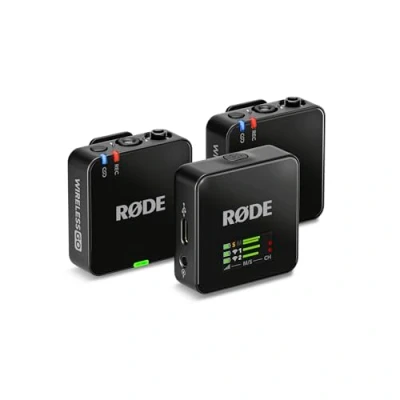 Image de RØDE Wireless GO (Gen 3) Microphone sans fil compact Audio pur, enregistrement 32 bits flottant, contrôle automatique du niveau, pour téléphones, caméras et ordinateurs