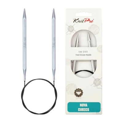 Image de KnitPro KP12203 Aiguille Fixe Circulaire Laiton Brillant 80 cm x 7 mm
