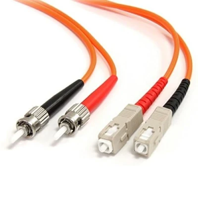 Image de StarTech.com Câble / Jarretière fibre optique duplex multimode 62.5/125 OM1 de 3m ST vers SC Orange Neuf