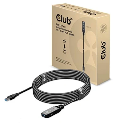 Image de CLUB3D CAC 1404 câble USB 3.2 Gen 1 (3.1 1) 5 m A Noir Neuf