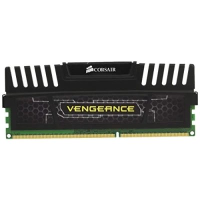 Image de Corsair CMZ12GX3M3A1600C9 Vengeance 12GB (3x4GB) DDR3 1600 Mhz CL9 Mémoire pour ordinateur de bureau performante avec profil XMP. Noir