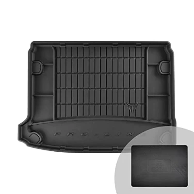 Image de FROGUM ProLine 3D Tapis de Coffre Voiture Bac Exclusif en Caoutchouc pour Citroën DS4 2011 2015, DS 4 I 2015 2018 Organisateur Pratique Les Bords Plus Hauts