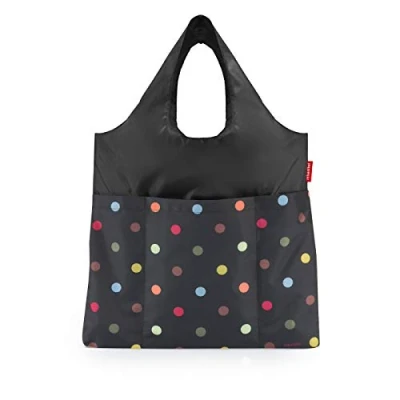 Image de reisenthel Mini Maxi Shopper Plus Sac Shopping Pliable au Design Attrayant Hydrofuge, Couleur:Schwarz