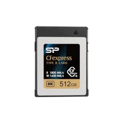 Image de Silicon Power CFexpress Carte mémoire type B 512 Go, jusqu&#039;à 1800 Mo/s en lecture, écriture soutenue minimale : 820