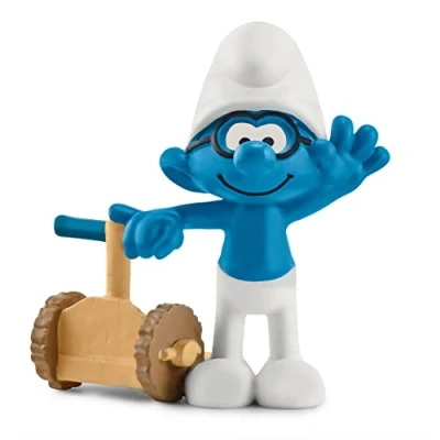 Image de Schleich 20834 Schtroumpf à Lunettes (The Smurfs) Multicolore