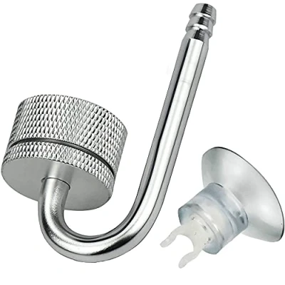 Image de Bssowe Atomiseur d&#039;Aquarium, Diffuseur Co2, Co2 Raffineur Réacteur Dioxyde Carbone, pour Plante Argent